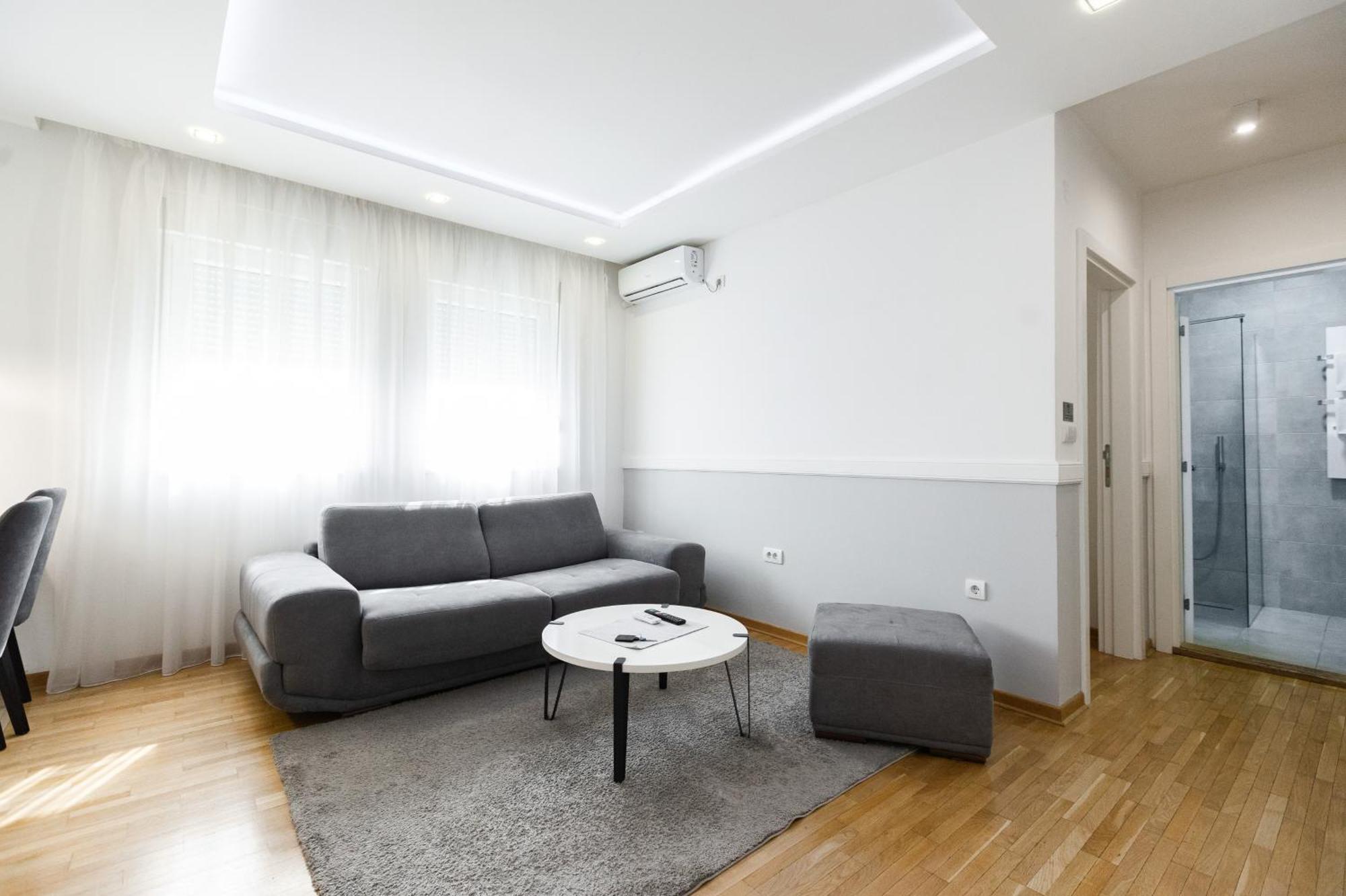 White Apartments Belgrad Rum bild